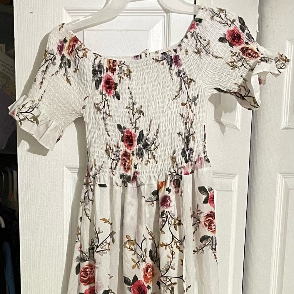 Long floral dress